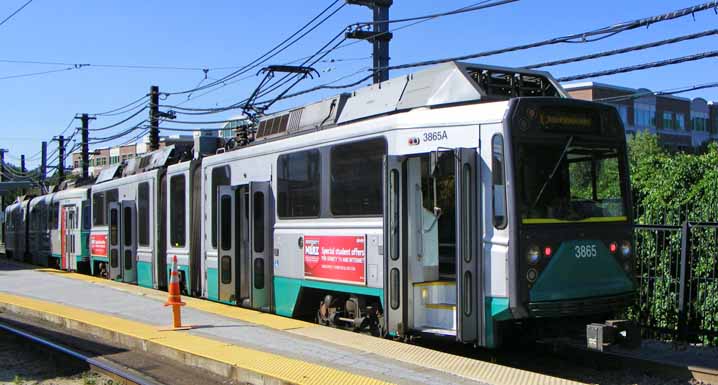 MBTA Boston Breda streetcar 3865